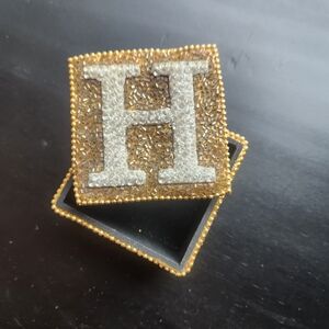 Source Unknown Gold and Silver Jewelry Organizer